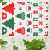 クリスマステーマ キッチンタオル (折り畳み)