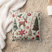 クリスマステーマ クッション (ブランケット)