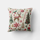 クリスマステーマ クッション (裏面)