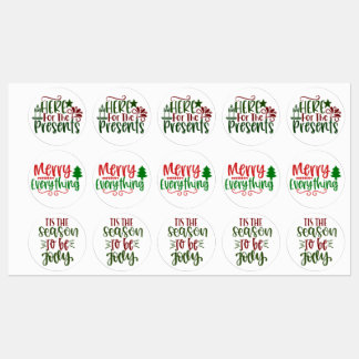 クリスマステーマ：コンボ ラベル