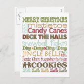 クリスマステーマ シーズンポストカード (正面/裏面)