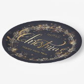 クリスマステーマ ペーパープレート (アングル)