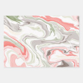 クリスマステーマ：幸福の混合物 ラッピングペーパーシート (正面)