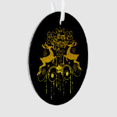 クリスマスデアーズシルエットオーナメント オーナメント (正面)