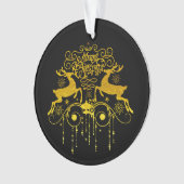 クリスマスデアーズシルエットオーナメント オーナメント (正面)