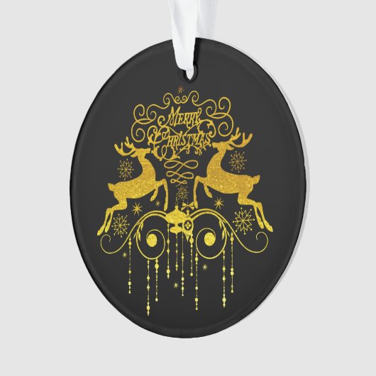 クリスマスデアーズシルエットオーナメント オーナメント (正面)