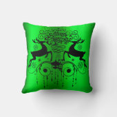 クリスマスデアーズスラフエットデコレーション装飾用クッション クッション (裏面)