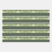 クリスマスディアアントラーストライプ、モミの木ID864 ラッピングペーパーシート (正面3)