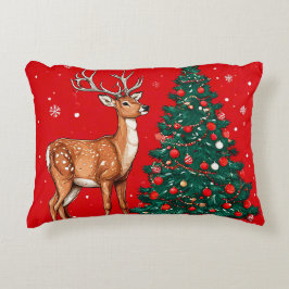 クリスマスディアアート アクセントクッション