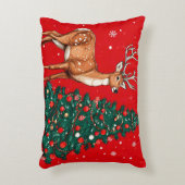 クリスマスディアアート アクセントクッション (正面(垂直))