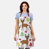 クリスマスディアウィンタークリスマス エプロン (着用した状態)