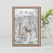 クリスマスディアウィンターシーンスクリプトの休日の名前 シーズンカード (スタンド正面)