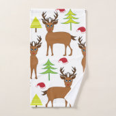 クリスマスディアウィンターフェスティバルクリスマス バスタオルセット (ハンドタオル)