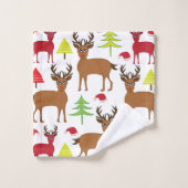 クリスマスディアウィンターフェスティバルクリスマス バスタオルセット (ウォッシュタオル)