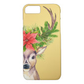 クリスマスディアウッドランドホリデイイラストレーション Case-Mate iPhoneケース (裏面)