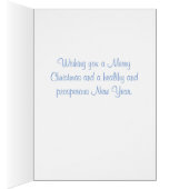 クリスマスディアエルクウィンタースパークルホリデーカード (内側 (右))