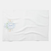 クリスマスディアクレストモノグラム キッチンタオル (横)