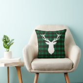 クリスマスディアグリーンプレイド装飾用クッション クッション (椅子)