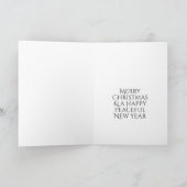 クリスマスディアスノーウィークフォレスト カード (内部)