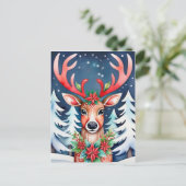 クリスマスディアスノーウィークフォレスト ポストカード (スタンド正面)