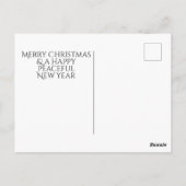 クリスマスディアスノーウィークフォレスト ポストカード (裏面)