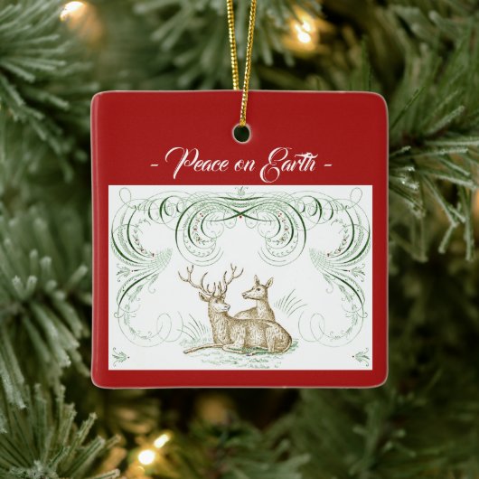 クリスマスディアセラミックオーナメント セラミックオーナメント (ツリー)
