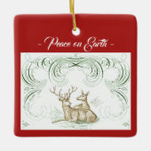 クリスマスディアセラミックオーナメント セラミックオーナメント (正面)