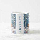 クリスマスディアフェスティバル冬林パーソナライズされた コーヒーマグカップ (中央)