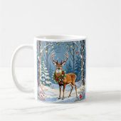 クリスマスディアフェスティバル冬林パーソナライズされた コーヒーマグカップ (左)