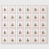 クリスマスディアペパーミントキャンディラッピング紙 ラッピングペーパー (フラット)