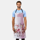 クリスマスディアホリデーエプロン エプロン (着用した状態)