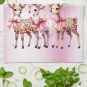 クリスマスディアホリデーキッチンタオル キッチンタオル (折り畳み)