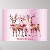 クリスマスディアホリデーポスター ポスター (正面)