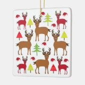 クリスマスディアホリデー セラミックオーナメント (左)