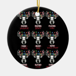 クリスマスディアボウ狩りサンタメンウーマンハンター セラミックオーナメント