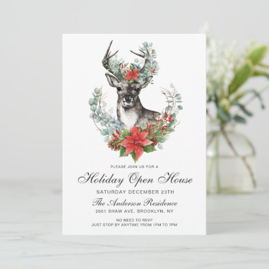 クリスマスディアポインセティアホリデーオープンハウス 招待状 (スタンド正面)