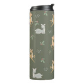 クリスマスディアーシームレスパターン タンブラー (回転左)