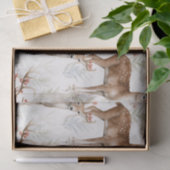 クリスマスディアーシームレスパターン 薄葉紙 (ギフト)