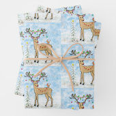 クリスマスディアーラッピング紙 ラッピングペーパーシート (インサイチュ)