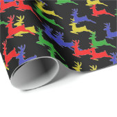 クリスマスディアーラッピング紙 ラッピングペーパー (ロールコーナー)