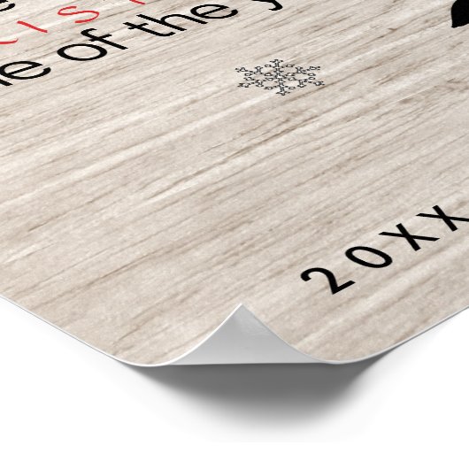 クリスマスディアー名前を追加Deer-Est Time of the Year! ポスター (角)