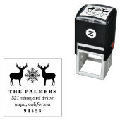 クリスマスディアー差出人住所 セルフインキングスタンプ (インサイチュ)