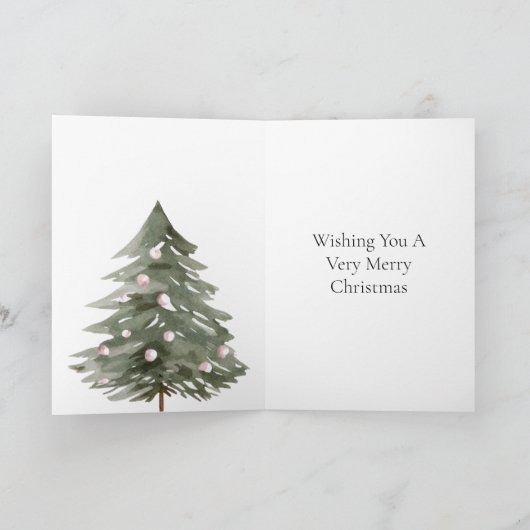 クリスマスディアー カード (内部)