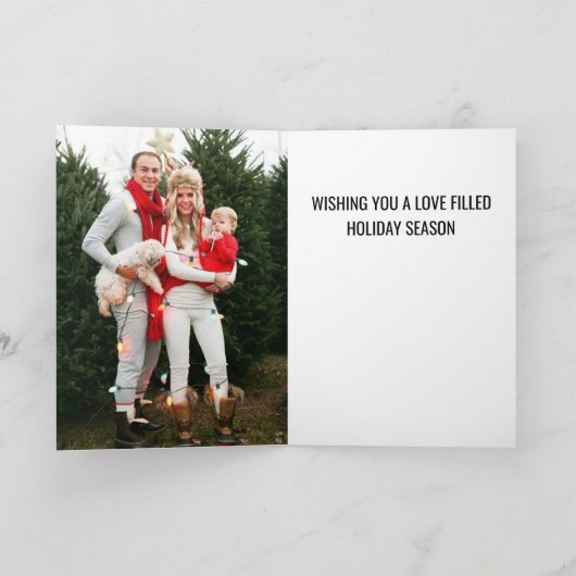 クリスマスディアー カード (内部)