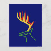 クリスマスディアー シーズンポストカード (正面)