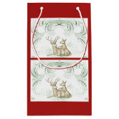 クリスマスディアー スモールペーパーバッグ (裏面)