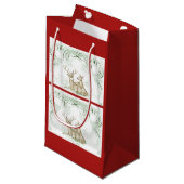 クリスマスディアー スモールペーパーバッグ (正面アングル)