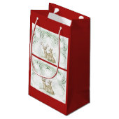 クリスマスディアー スモールペーパーバッグ (裏面アングル)