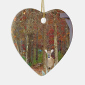 クリスマスディアー セラミックオーナメント (右)