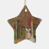 クリスマスディアー セラミックオーナメント (右)